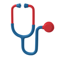 Icona stilizzata di uno stetoscopio